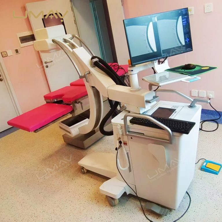 5kW Mobile C-Arm Fluoroscopy Machine for Angiography and Medical Imaging-5