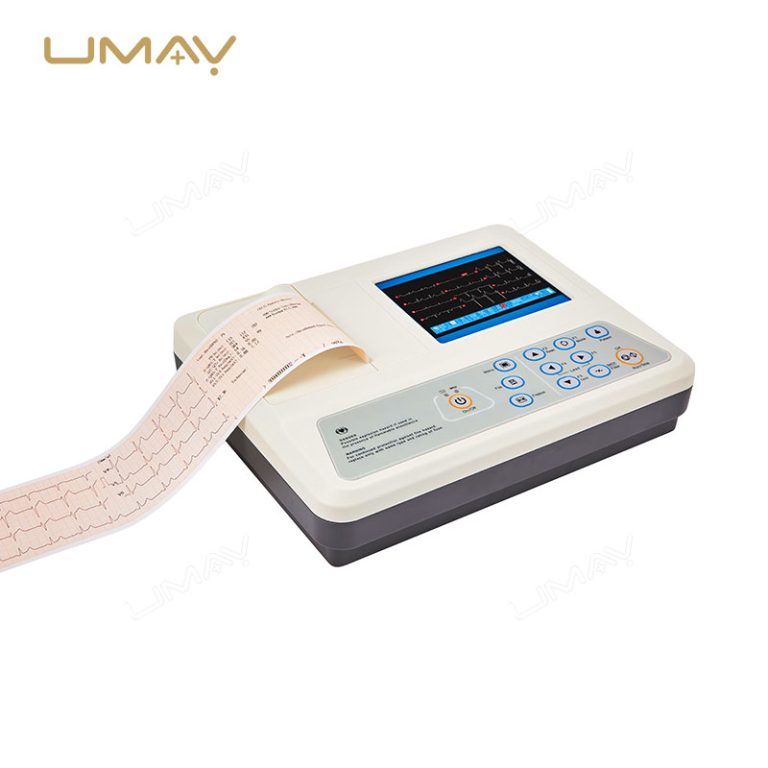 3-channel ECG Machine with Automatic Baseline Adjustment and High Accuracy Recording