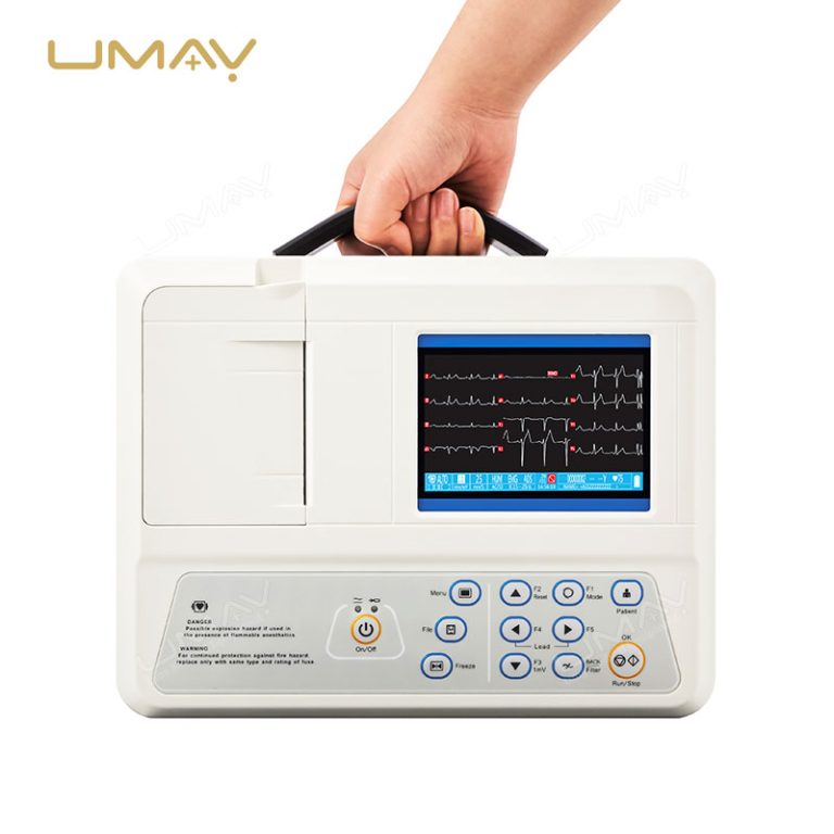 3-channel ECG Machine with Automatic Baseline Adjustment and High Accuracy Recording-04