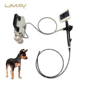 Vet Flexible Fiber Video Endoscope Pharyngoscope for Cats Dogs Cattle and Horses-1