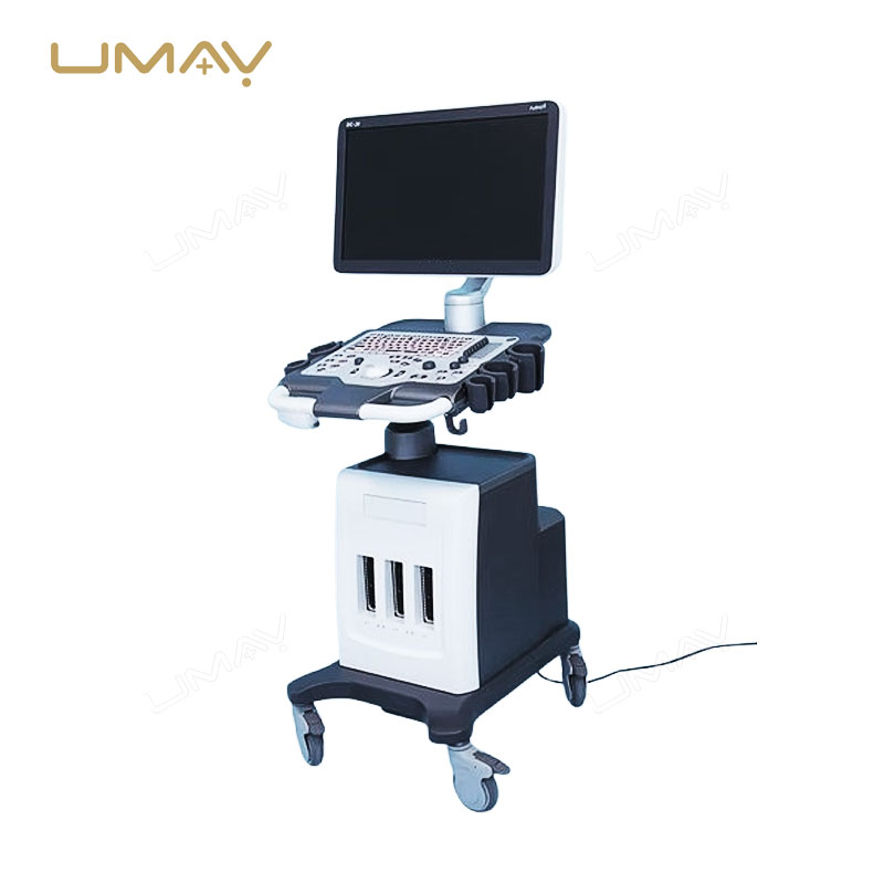 DC26 Trolley Color Doppler Ultrasound Scanner with 21.5 Inch HD Monitor and Built-in Battery
