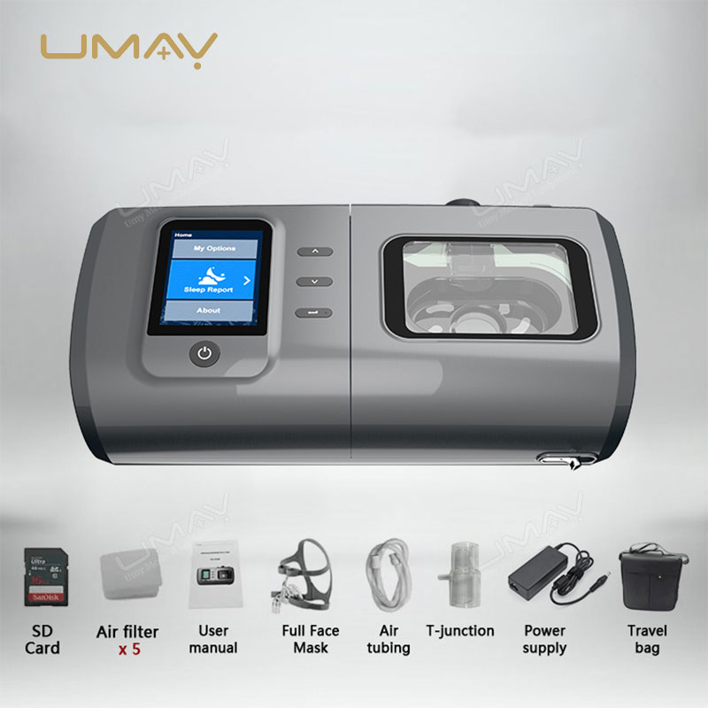 Auto Bipap CPAP Therapeutic Device with ST Mode Portable for Obstructive Sleep Apnea Management