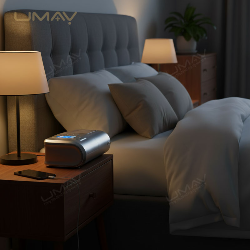 Fully Automatic CPAP Sleep Ventilator for Snoring and Apnea Home Therapy