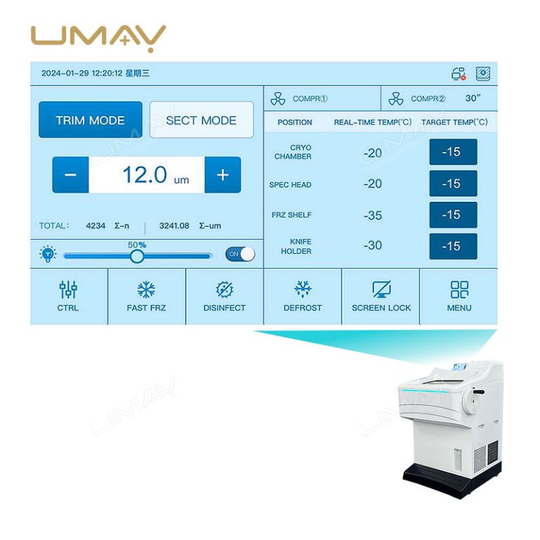 High Precision Cryostat Microtome for Frozen Tissue Sectioning in Clinical and Research Labs-1