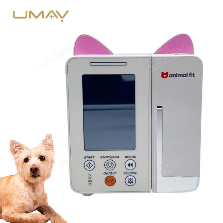 Infusion Pump with Cute Ear and Dual Control Methods for Animal Clinics-2