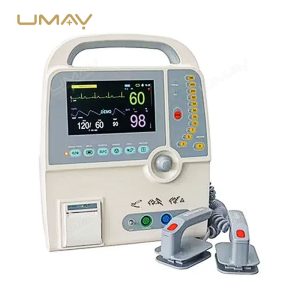 Biphasic Defibrillator Monitor with Manual Defibrillation and ECG for Medical Emergency-5
