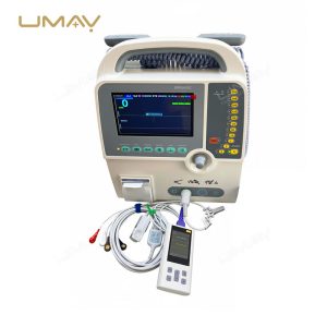 Defibrillator monitor with 7-inch display and advanced ECG capabilities-5