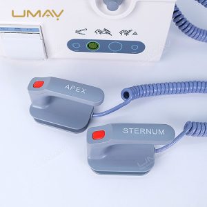Defibrillator monitor with 7-inch display and advanced ECG capabilities-7