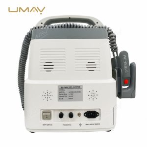 Defibrillator monitor with 7-inch display and advanced ECG capabilities-8
