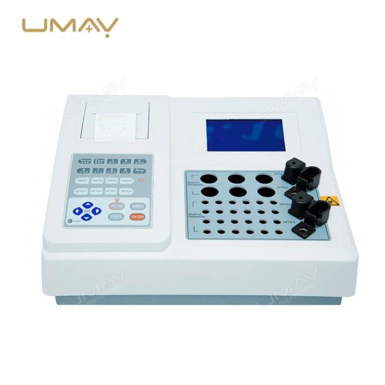 4-Channel Semi Auto Coagulation Analyzer with Optical Detection and High Throughput Testing-3