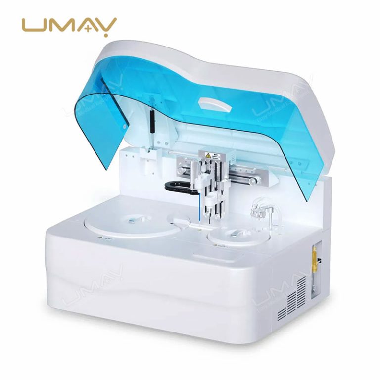 Auto Chemistry Analyzer With 150 Tests Per Hour Dual Reagent Peltier Cooling