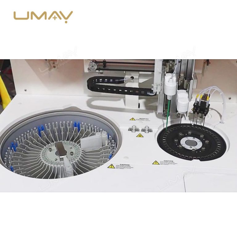 Auto Chemistry Analyzer With 150 Tests Per Hour Dual Reagent Peltier Cooling-05