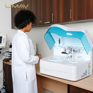 Auto Chemistry Analyzer With 150 Tests Per Hour Dual Reagent Peltier Cooling-06