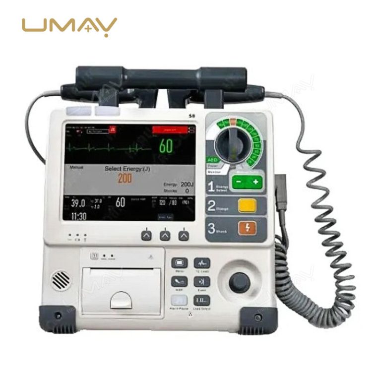 COMEN S8 Defibrillator Monitor with AED Pacing and Biphasic BTE Waveform-01