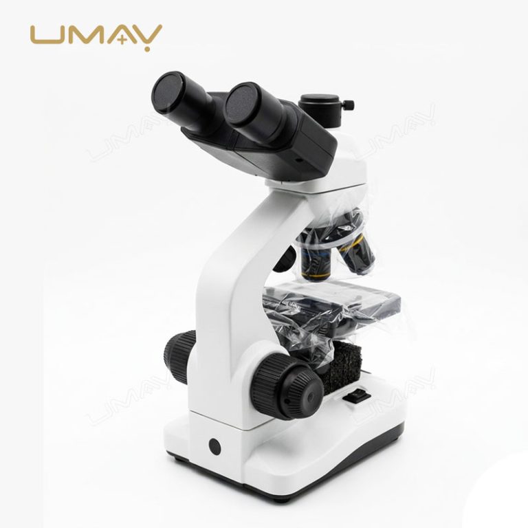Compound Lab Microscope With Digital Screen Upper And Lower LED Light Source