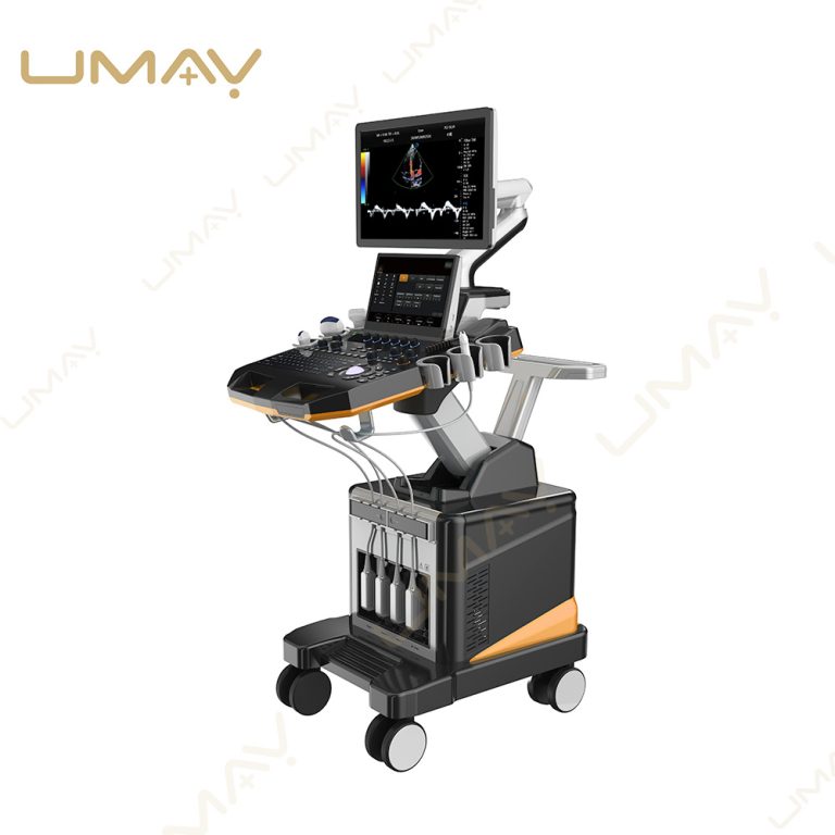 Color Doppler Cart Ultrasound Machine Right View