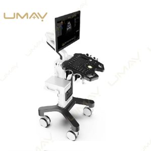 Mobile Ultrasound Cart with Storage Shelf