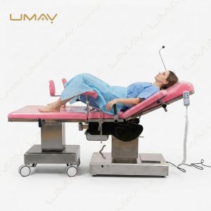 Electric Obstetric Delivery Bed Patient Demonstration