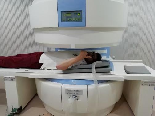 Patient Examination on Open MRI Machine