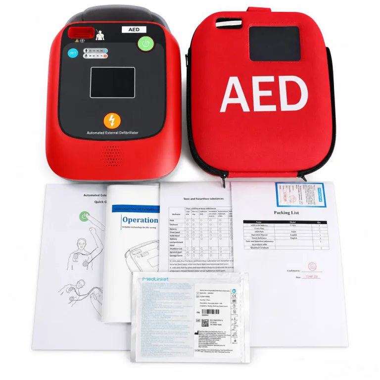 Advanced LCD Automated External Defibrillator Kit
