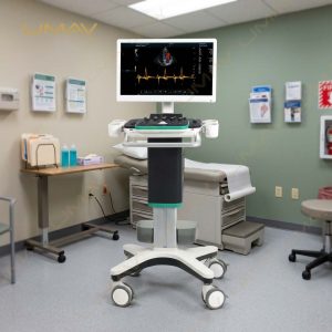 Mobile Ultrasound Diagnostic System in Clinic Examination Room
