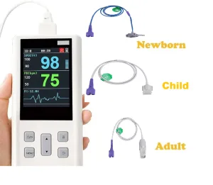 Handheld Pulse Oximeter with Multi-Age Sensors