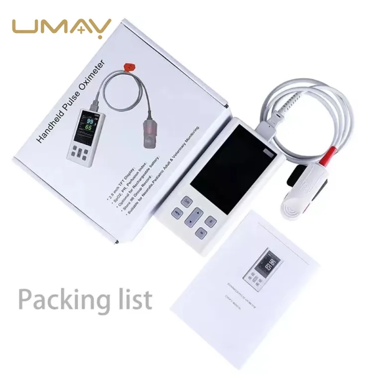 Handheld Pulse Oximeter Complete Kit Accessories