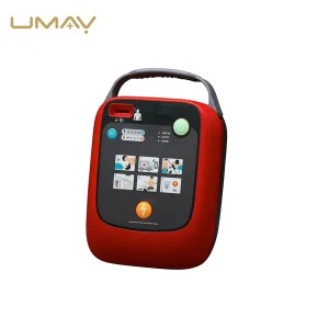 Portable Emergency AED with Visual Guides