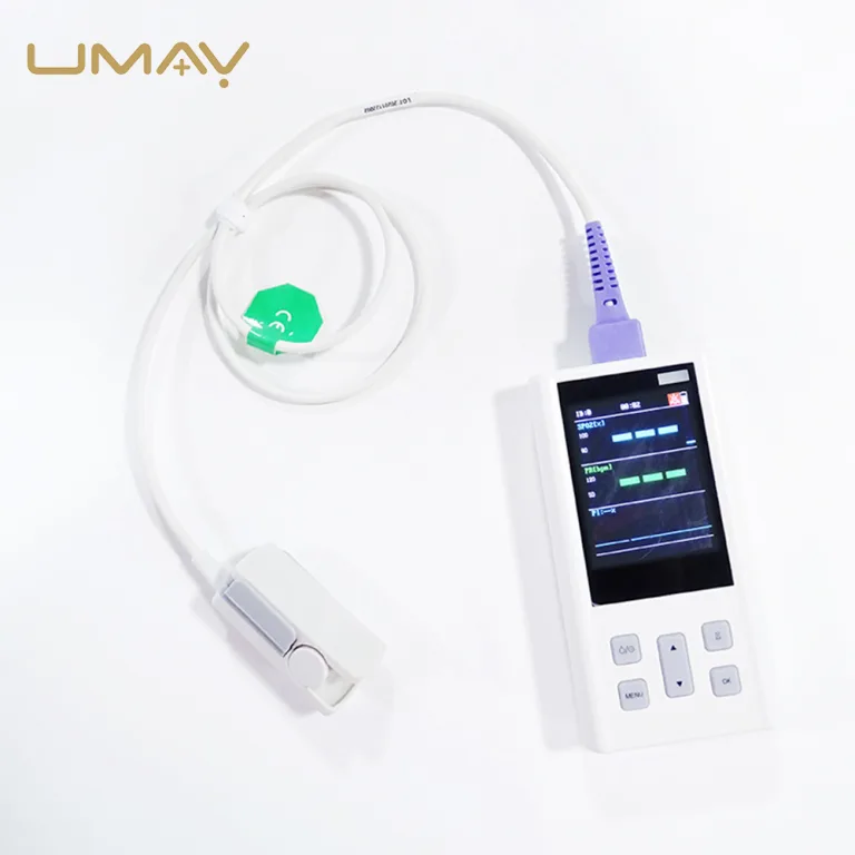 Handheld Blood Oxygen Monitor and SpO2 Probe