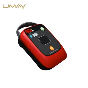 Portable AED with Visual Display Screen