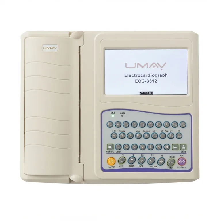 Benchtop Digital Electrocardiograph Control Panel