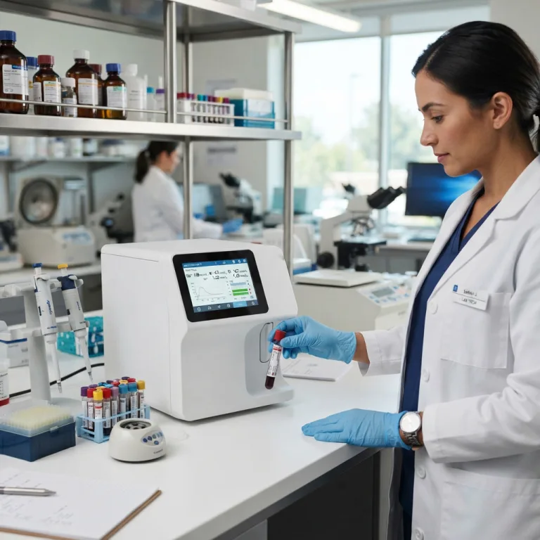 Laboratory scientist loading=